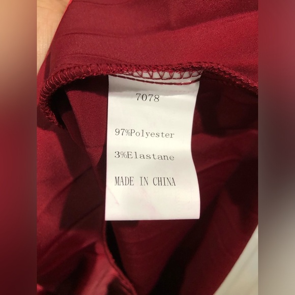 PRETTYGARDEN Satin Dress One Shoulder Sleeveless Ruched Twist Dress - Picture 6 of 11